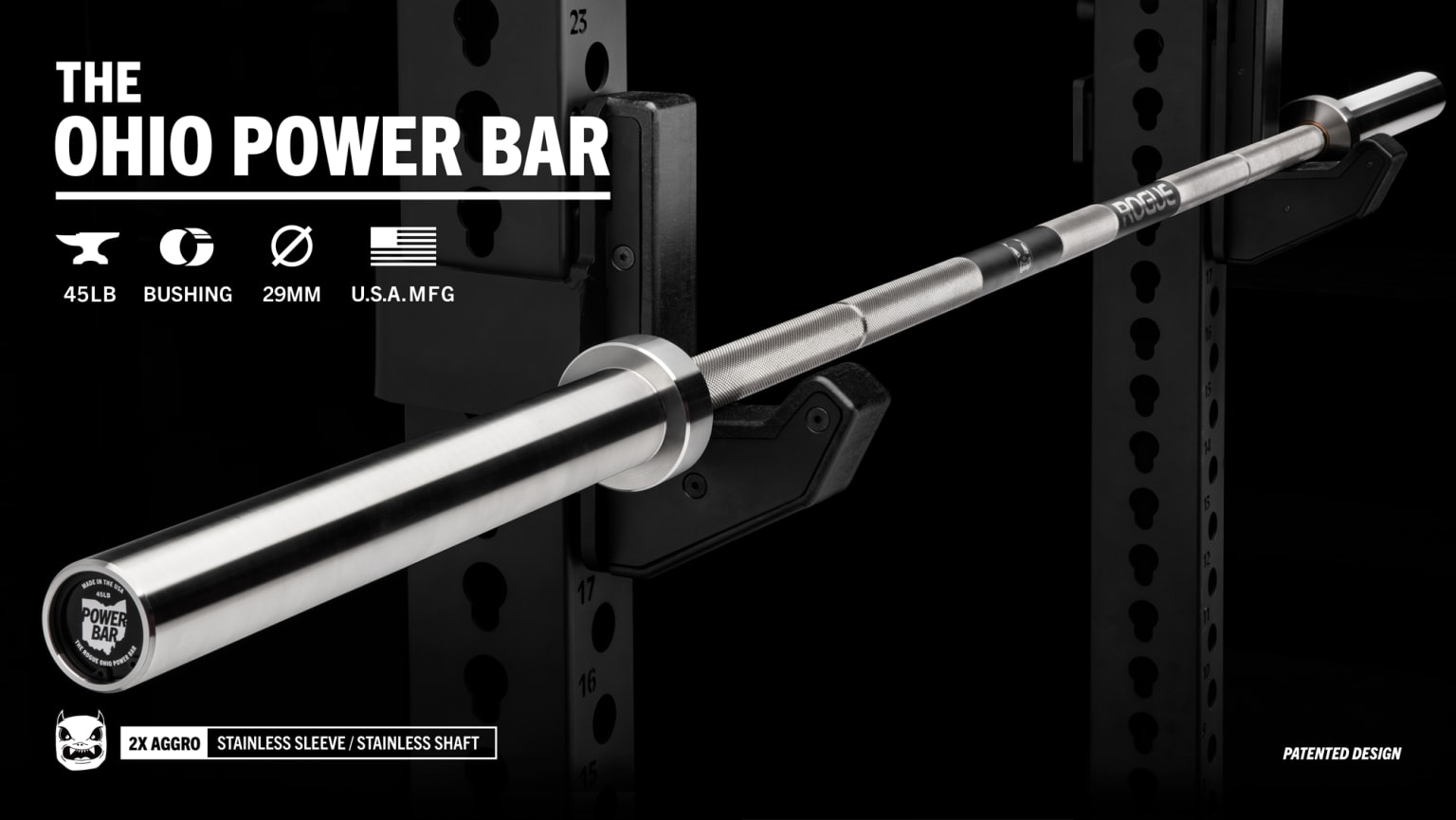 Rogue fitness power bar discount